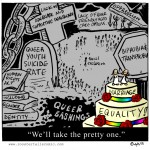 La libertà trans non ha riferimenti politici?